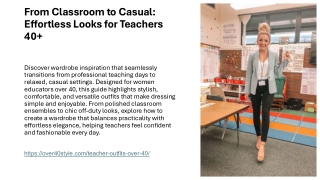 From Classroom to Casual Effortless Looks for Teachers 40