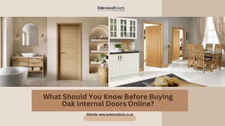 What Should You Know Before Buying Oak Internal Doors Online