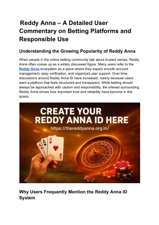 Understanding the Growing Popularity of Reddy Anna