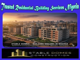 Trusted Residential Building Services Nigeria