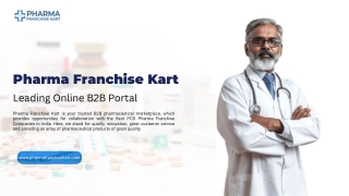 Why Choose Pharma Franchise Kart for Pharma PCD Companies?