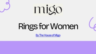 Zircon Rings for Women | Two Finger Ring - The House of Migo