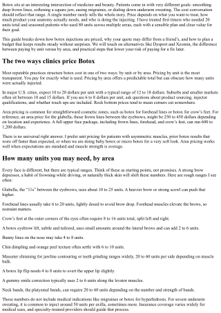 How Much Does Botox Cost? Price Factors and Budgeting Tips