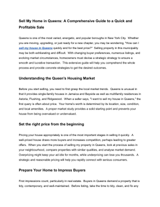 Sell my house in Queens (1)