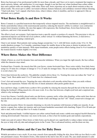 Top Botox Benefits: From Smoother Skin to Confidence Boosts