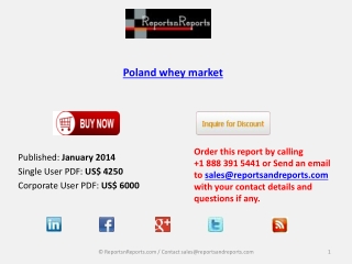 Elaborate Overview on Poland whey market