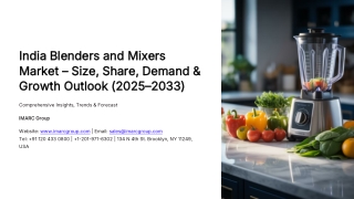 India-Blenders-and-Mixers-Market-Size-Share-Demand-and-Growth-Outlook-2025-2033