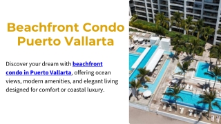 Beachfront Condo Puerto Vallarta