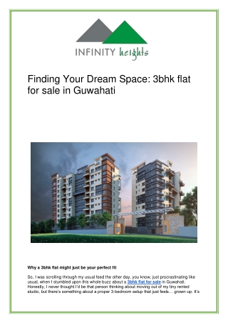 3 BHK Flats in Guwahati | 3BHK Flats for Sale in Guwahati
