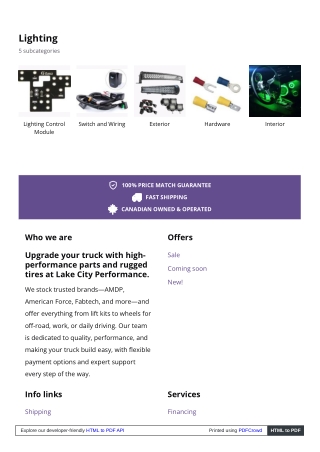 Truck Light Accessories