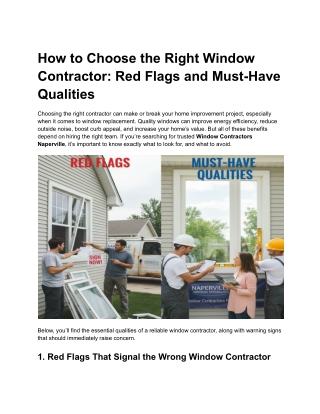 How to Choose the Right Window Contractor_ Red Flags and Must-Have Qualities