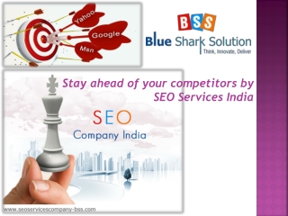 Stay ahead of your competitors by SEO services India