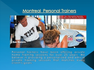 Montreal Personal Training