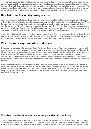 Botox Injections 101: What to Expect from Your First Treatment