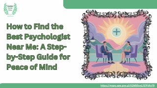 How to Find the Best Psychologist Near Me: A Step-by-Step Guide for Peace