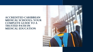 Accredited Caribbean Medical Schools Your Complete Guide to a Trusted Path in Medical Education