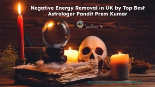 Negative Energy Removal in UK by Top Best Astrologer Pandit Prem Kumar