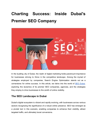 Charting Success_ Inside Dubai's Premier SEO Company