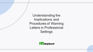 Warning Letter Template