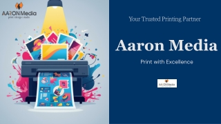 Professional Printing and Design Services