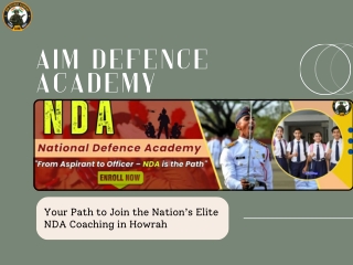 Best NDA Coaching in Howrah | AIM Defence Academy