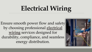 Electrical Wiring