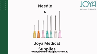 Buy Needles in Australia - Joya Medical Supplies