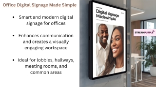 Office Digital Signage