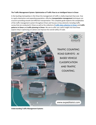 The Traffic Management System in Oman[1]