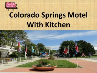 colorado springs motel with kitchen