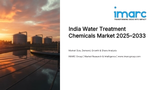 India Water Treatment Chemicals Market Outlook 2025, Share, Size and Forecast By