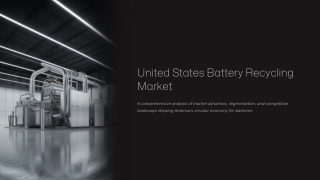 United States Battery Recycling Market Size, Share and Forecast 2025-2033
