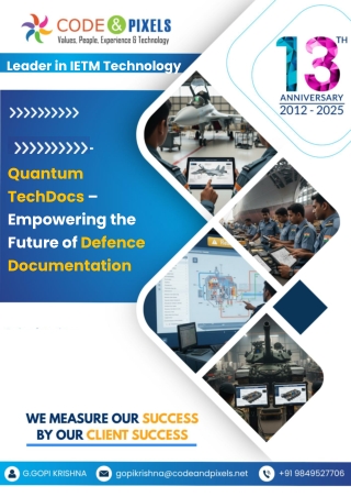 Quantum TechDocs – Empowering the Future of Defence Documentation