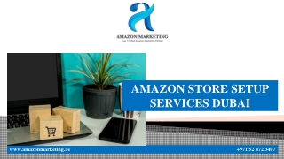 AMAZON STORE SETUP SERVICES DUBAI