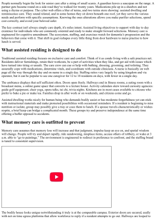 Understanding Specialized Dementia Services in Memory Care vs Assisted Living