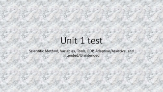 Unit 1 test