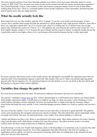 Does Botox Hurt? Pain Level, Numbing Options, and Comfort