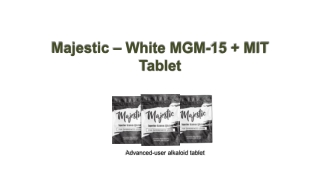 Majestic White MGM-15   MIT Tablet | Burman’s Health Shop