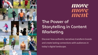 The Power of Storytelling in Content Marketing