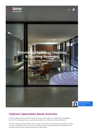 Hydronic Heating Adelaide