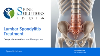 Lumbar Spondylitis & Back Arthritis Treatment in India.