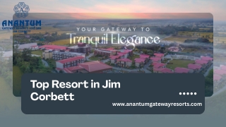 Resort in Corbett - Resort in Jim Corbett, Resorts in Corbett