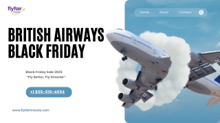 British Airways 2025 Travel Discounts Overview |  1 855-510-4054