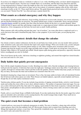 Dentist Near Me: Camarillo Guide to Avoiding Dental Emergencies