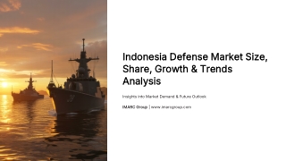 Indonesia Defense Market Size, Share, Industry Growth, Analysis & Forecast Report 2025-2033