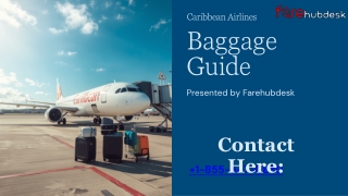 Pack Smart Caribbean Airlines Baggage Guide  1-855-547-0830