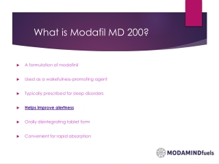 Modafil MD 200: Uses, Benefits, Dosage, Side Effects & Safety Guide