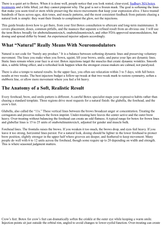 Botox Natural Look: Tips for Subtle, Youthful Results