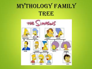 Mythology Family Tree