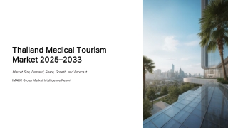 Thailand Medical Tourism Market Size, Share, Trends and Forecast 2025–2033